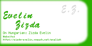 evelin zizda business card